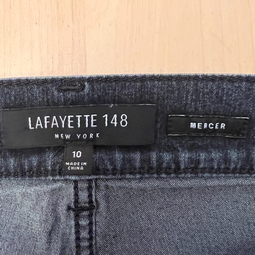 Lafayette 148 New York Mercer Skinny Jeans, Size 10 - Picture 5 of 8