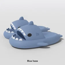 Cute Panda DIY Shark Slippers Summer Platform Shoes Night Glowing 