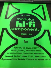 MHF-125 SAMS HI-FI MANUAL   FISHER LLOYD'S MARANTZ PANASONIC SHARP SONY NOS