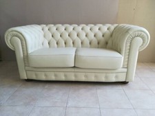 CHESTERFIELD 2 POSTI IN VERA PELLE