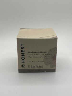 NEW NIB Honest Beauty Hydrogel Cream Cool Drink Of Water 50ml