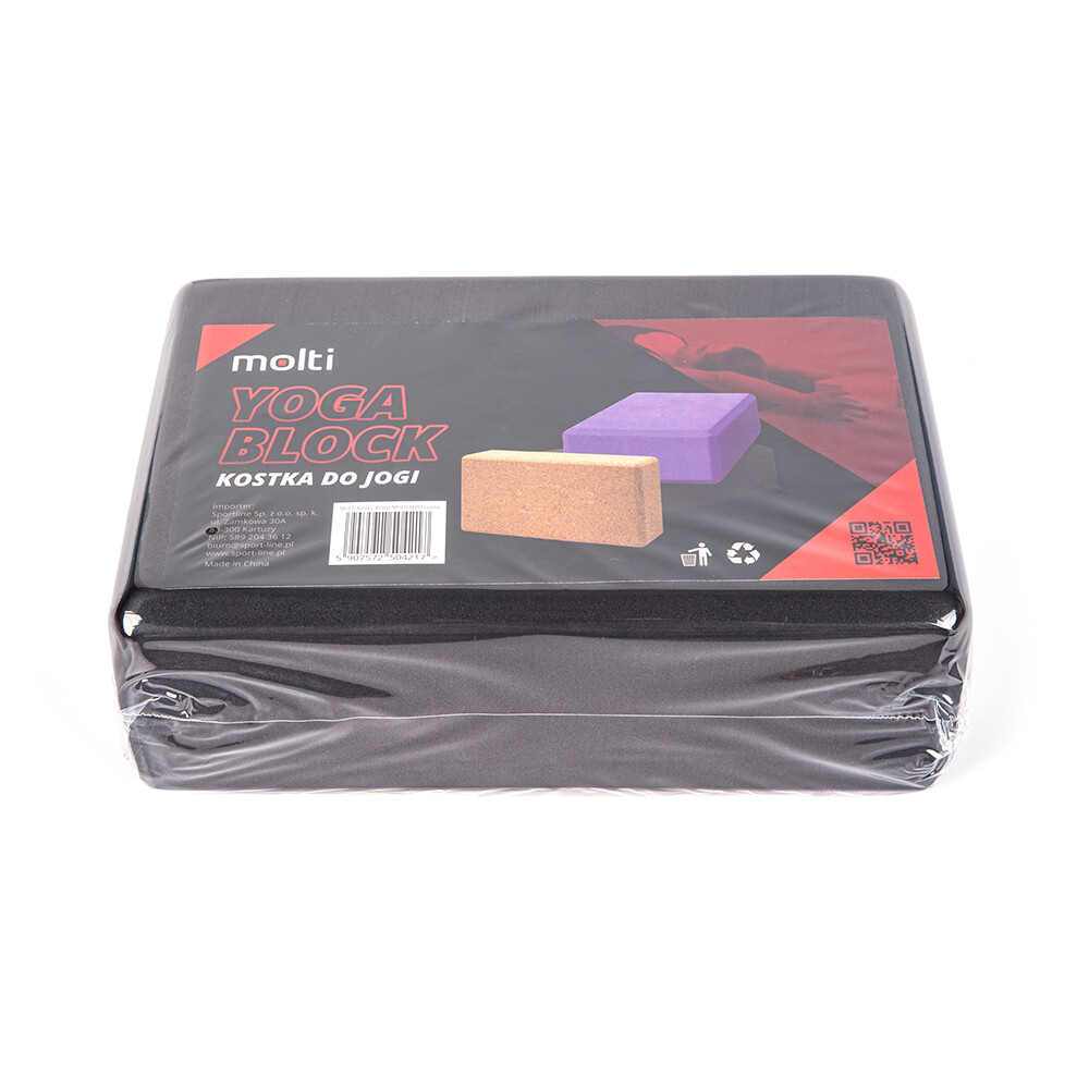 Yoga Block Aus Kork & Schaumstoff - Stabiler Hilfsblock Für Asanas & Stretching