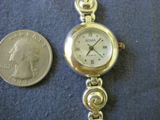 #248 ladys sterling silver BOMA  quartz watch bracelet