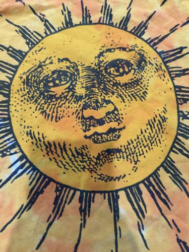 Camiseta de colección 1992 primera edición Chris Pinkerton azul líquido sol/luna tie-dye - XL - Imagen 5 de 8