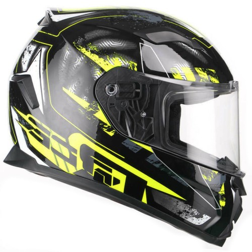 CASCO MOTO INTEGRALE INTEGRALI CGM 307G Nero e Giallo Fluo (omologato) |  eBay
