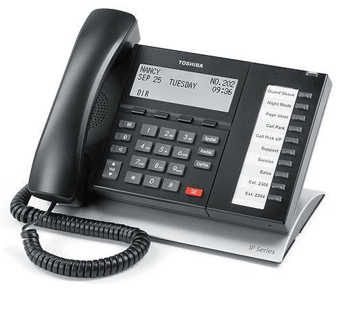 Toshiba Strata IP5022-SD Telephone 4-Line 10-Button Display IP Speakerphone - Image 3 of 4
