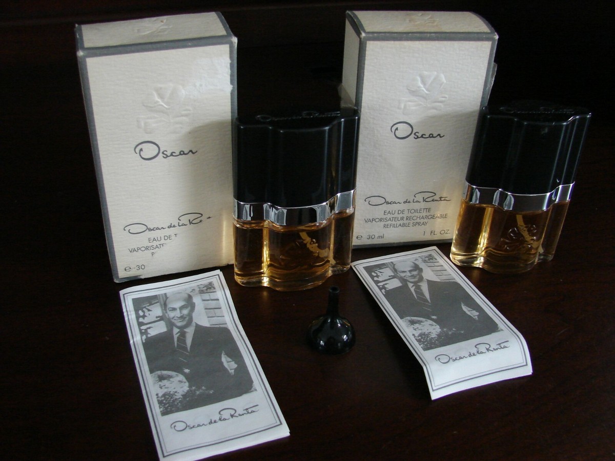 2 OSCAR DE LA RENTA EDT REFILLABLE SPRAY PERFUME MADE IN FRANCE 1