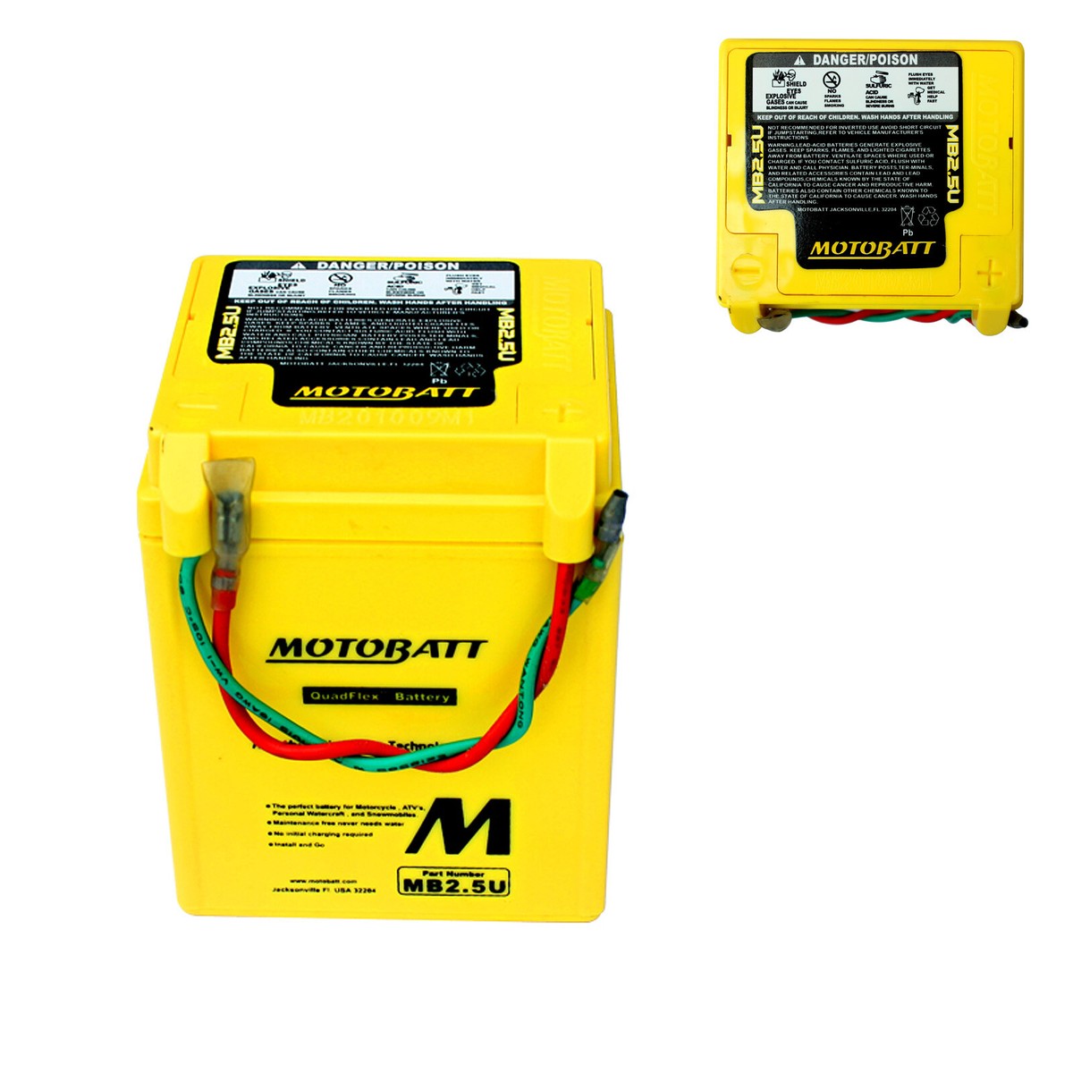 Honda CG 125 Brazil High Quality Motobatt Battery CG125 UK