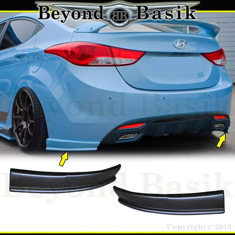 Toyota Corolla 3-Piece Rear Chins Lip Body Kit (2011-2013