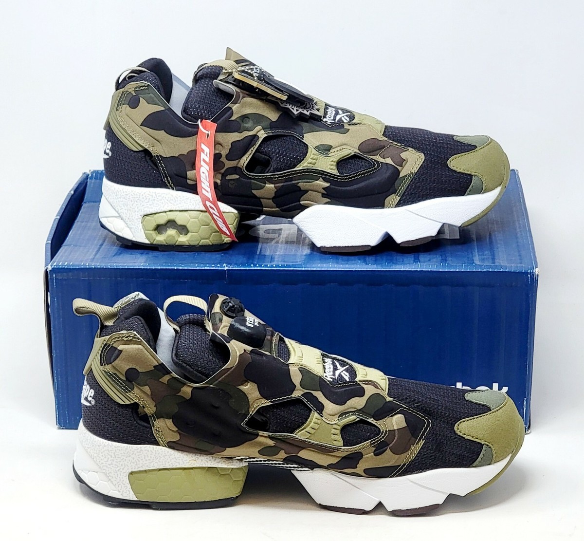 REEBOK A Bathing Ape x Mita x InstaPump Fury OG 'Black Earth