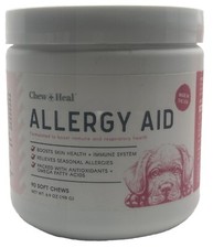 Chew  Heal Dog Allergy Aid Vitamin 90 Chews Immune System Supplement: 10/26