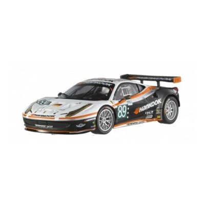 Hot Wheels Elite Ferrari 458 Italia 8C #89 HANKOOK Le Mans 2011 1/43 X5498