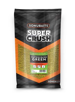 2kg SONUBAITS SUPER CRUSH GREEN Feederfutter Matchfutter Angelfutter Fischfutter