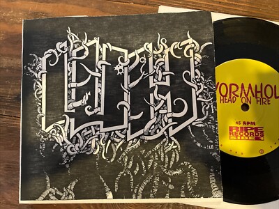 Wormhole Head On Fire Ripe Records US Press Punk N Mint 7  Vinyl Free Uk Post