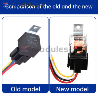 12V/24V 80A 4/5pin Automotive Relay with Harness Socket Waterproof Relay JD1914