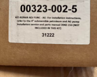 RED JACKET 323-002-5 ADJUSTABLE FUNCTIONAL ELEMENT (old style AG)..NEW ...