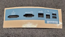 Tektronix 4000 Series Digital Phosphor Oscilloscope Rear Panel Label Right