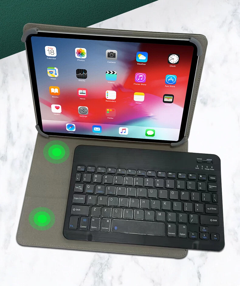 COVER CUSTODIA SUPPORTO per tablet ABLET UNIVERSALE 10"-10.5" con tastiera - Immagine 4 di 4