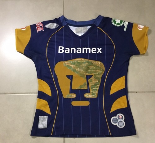 YOUTH Lotto Sz XS PUMAS UNAM 2003 navy SOCCER JERSEY mexico futbol  universidad | eBay