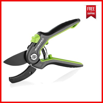 Versatile 8-Inch Anvil Shears with Ergonomic Handle - Perfect for All Gardening