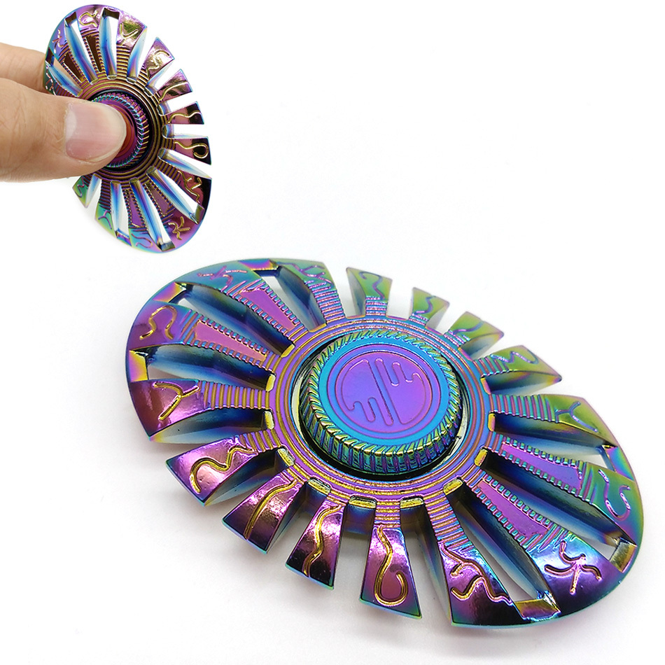 Rainbow Thor Egyptian Beetle Zinc Alloy fidget spinner Package of
