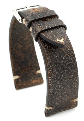 RIOS1931 Sagittarius handmade Germany Vintage Leder für Klassische Uhren Band - Picture 17 of 22
