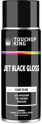 Jet Black Gloss Paint Can Direct to Rust Spray Paint for Metal Wood Plastic