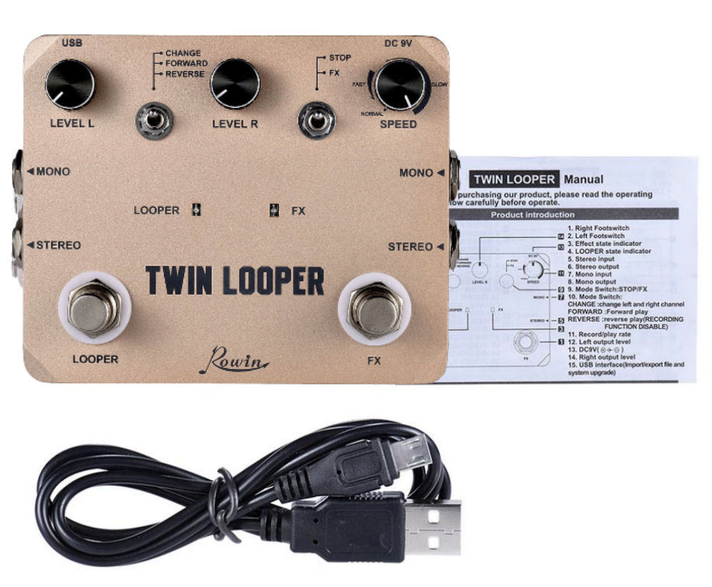 ROWIN LTL-02 Twin Looper and Recording Guitar Effect Pedal | eBay