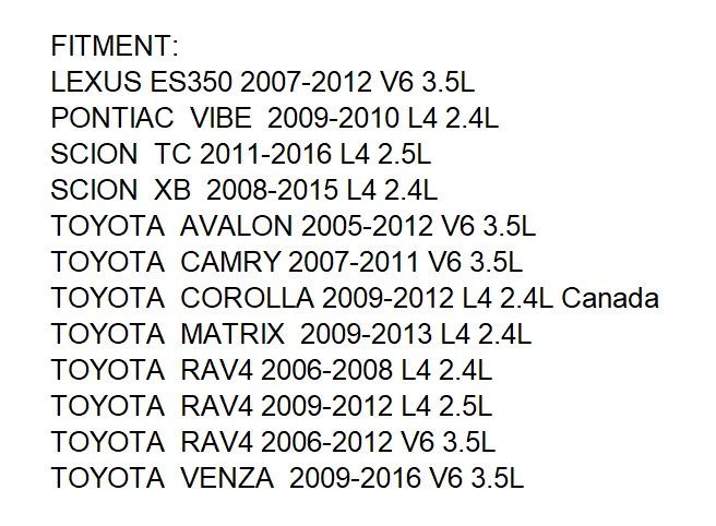 Filtro de aire del motor para SCION XB 2008-2015, PONTIAC VIBE 2009-2010 2,4 L 17801-31120 Foto 3 de 4