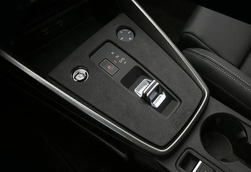 For Audi A3 S3 RS3 2022-2024 Gray Alcantara Center Console Gear Shift Frame Trim - Picture 3 of 7
