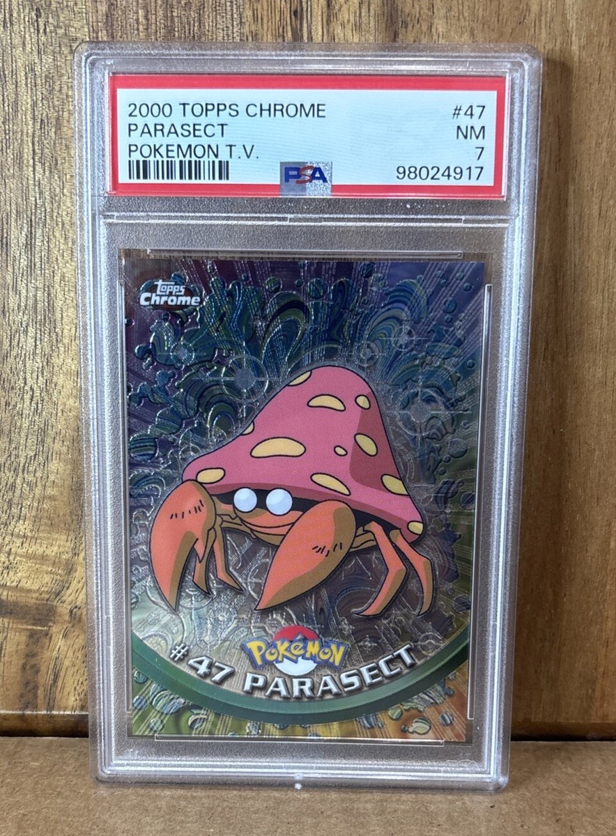 2000 TOPPS CHROME POKEMON T.V. #47 PARASECT PSA 7 | eBay