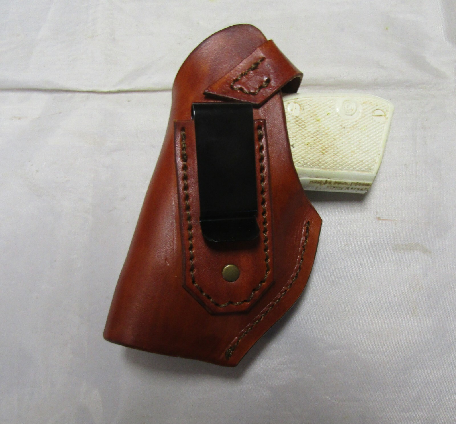 3-Slots Leather Holster Fits, S&W Model 500 Magnum X-Frame 6.5 Barrel