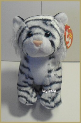 Ty Beanie Babies Teegra the White Tiger Cub MWMT's VHTF