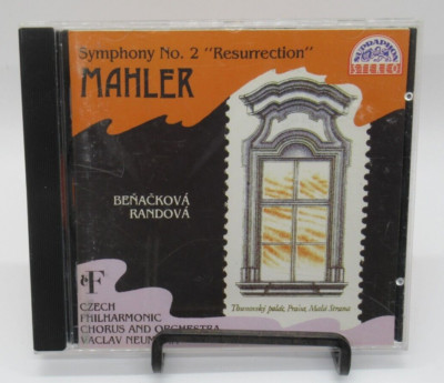 BENACKOVA RANDOVA - MAHLER: SYMPHONY NO. 2 RESURRECTION MUSIC CD, SUPRAPHON
