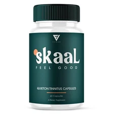 Skaal Quieton Tinnitus Capsules, Skaal Ear Health Pills (60 Capsules)