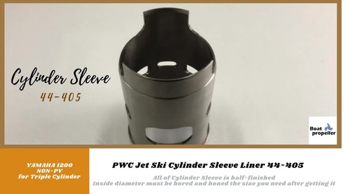 For PWC YAMAHA 1200 Cylinder Sleeve Liner 44-405 NON-PV, half-finished, ID 84MM - Video 1 di 1