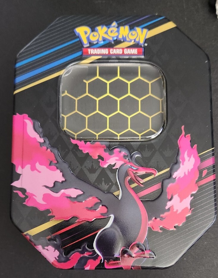 Pokemon TCG: Crown Zenith Galarian Moltres Tins (Empty Tin Only