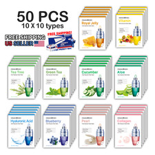   Orangeroses   50 pcs Vital Ampoule Sheet Mask,Korean Cosmetic  5 x 10 type 