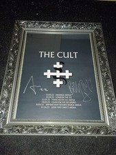  The Cult signed Autogramm Tourposter Billy +...