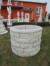 Ziehbrunnen, Schöpfbrunnen, Gartenbrunnen, Steinguss, Gartenfiguren Steinfiguren