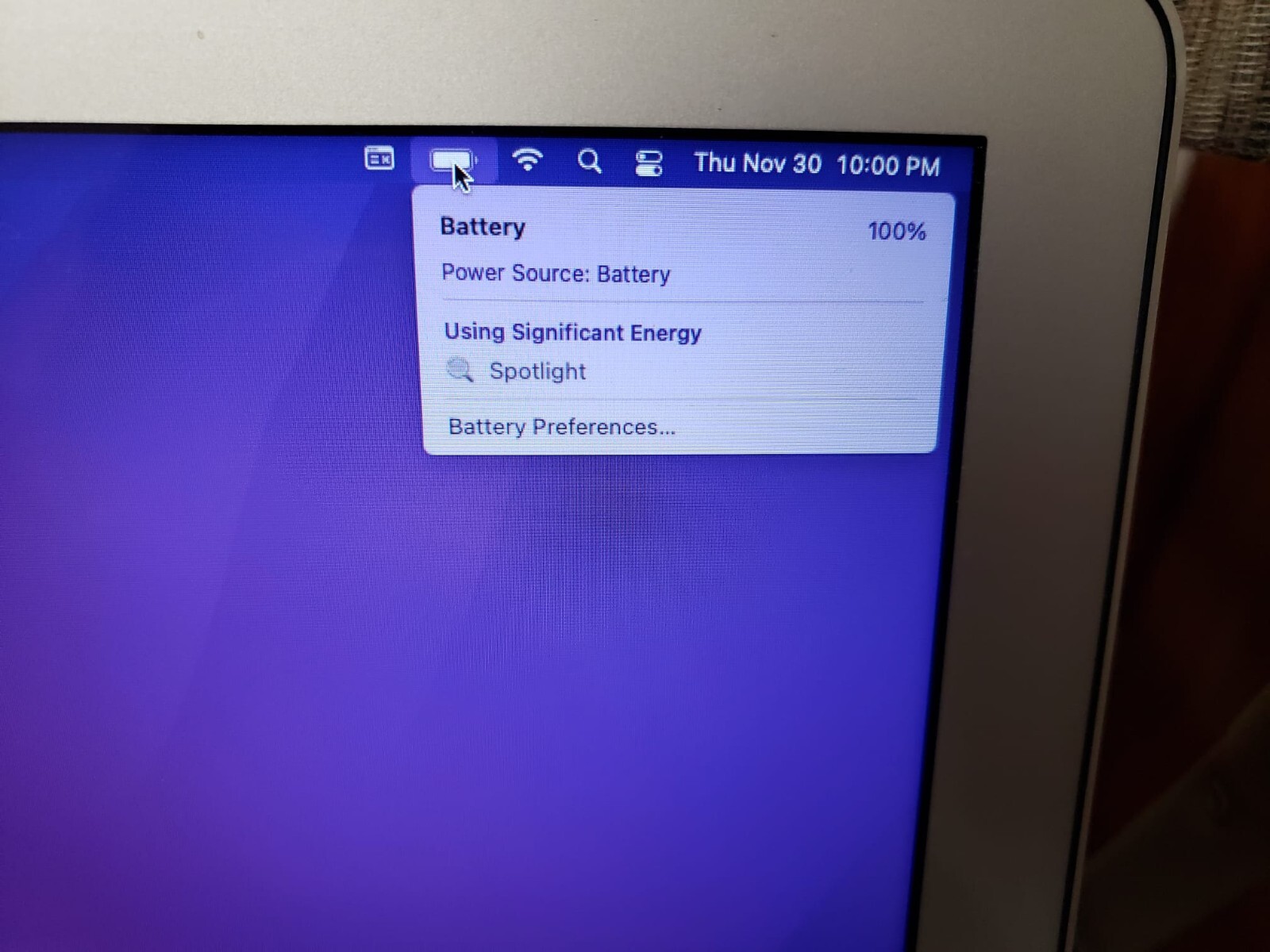 MACBOOK AIR A1465 11'' CORE i5 1.6 GHZ MID 2015 8GB 128GB SSD (MONTEREY