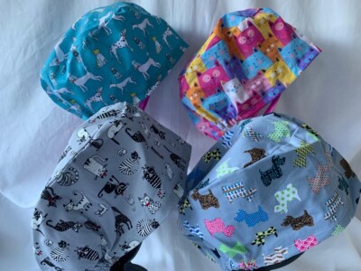 Unisex Smock Style Theatre Hats/scrub Caps (doctors, Nurses, Vets - Foto 11