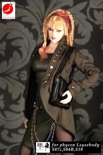 1/6 action Figure FEMALE PU one-piece dress FOR TBLEAGUE / PHICEN Handmade1 - Picture 4 of 14
