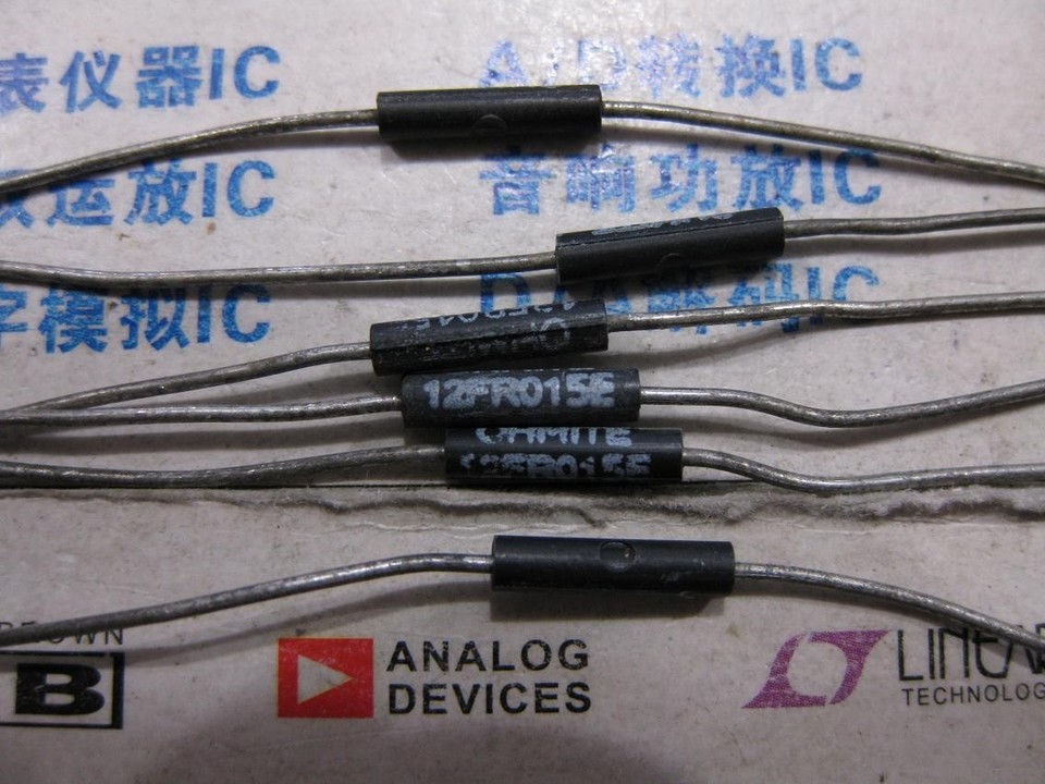 1x 0.015Ohm Axial Wire Element Current Sense Resistor 12FR015E 2W 1% 0 ...