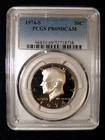 1974-S KENNEDY HALF DOLLAR PCGS PR69DCAM
