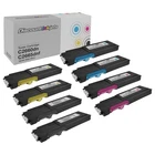 8PK BLACK Cyan Magenta Yellow Toner Set for Dell C2660dn C2665dnf HY Cartridges