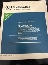 Southern Bell Telephone Directory – Ft. Lauderdale (Prepared for Hollywood