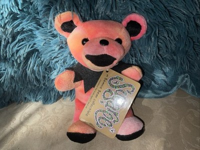 Grateful Dead Beanie Bear Orange Sugaree Collectible Steven Smith Tagged 
