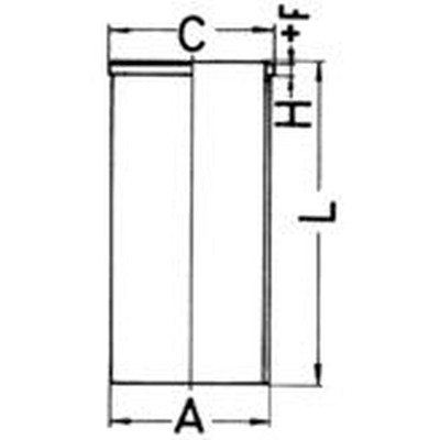ORIGINAL  Kolbenschmidt 89022190 Zylinderlaufbuchse
