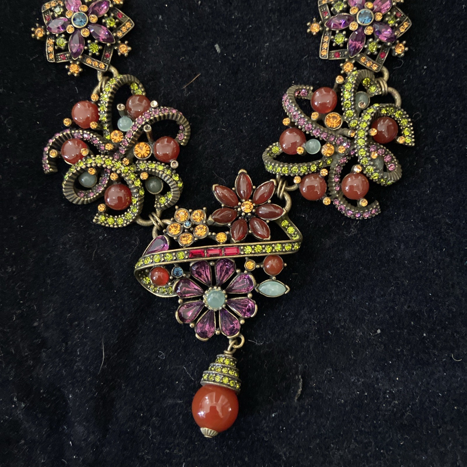 Vintage Heidi Daus Signed Statement Necklace - image 3